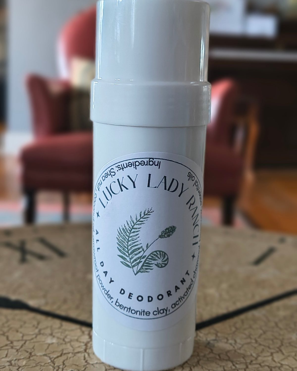 Lucky Lady Ranch All Day natural deodorant jar