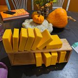 Natural body bar soap with botanicals