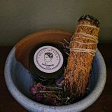 Open hair pomade showing soft texture