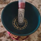 Natural lip balm tubes in red and clear