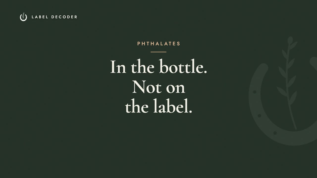 Phthalates: The Ingredient That's Not on the Label