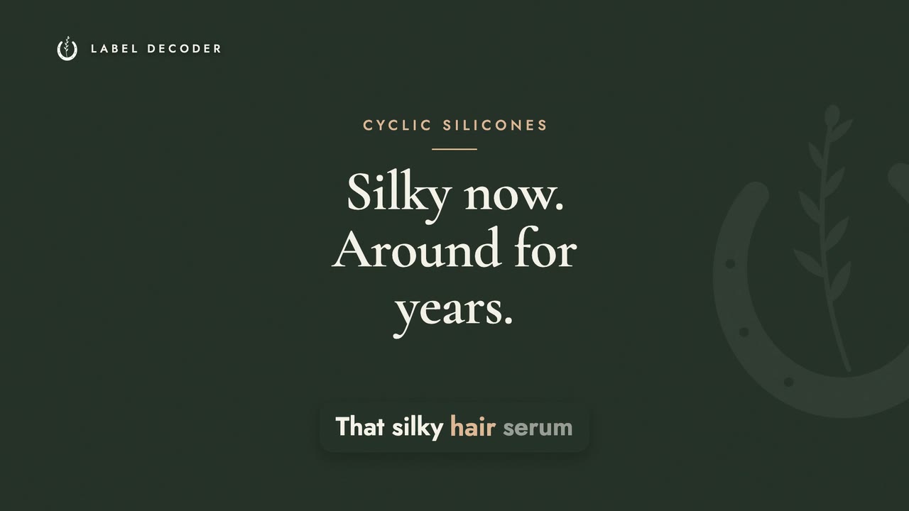 Cyclic Silicones: Silky Now, Around for Years