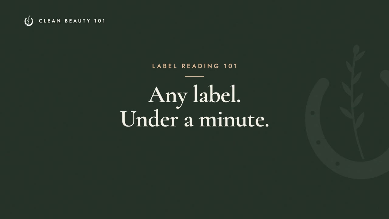 Read Any Ingredient Label in a Minute