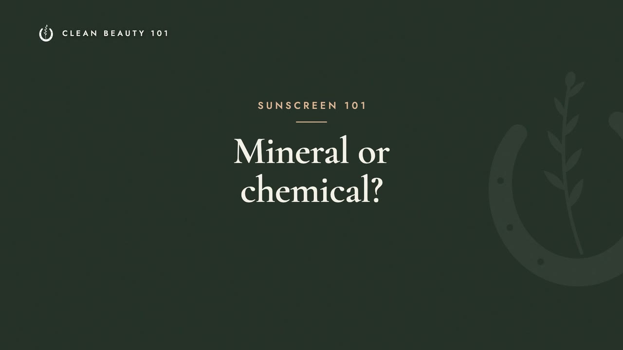 Mineral or Chemical Sunscreen?
