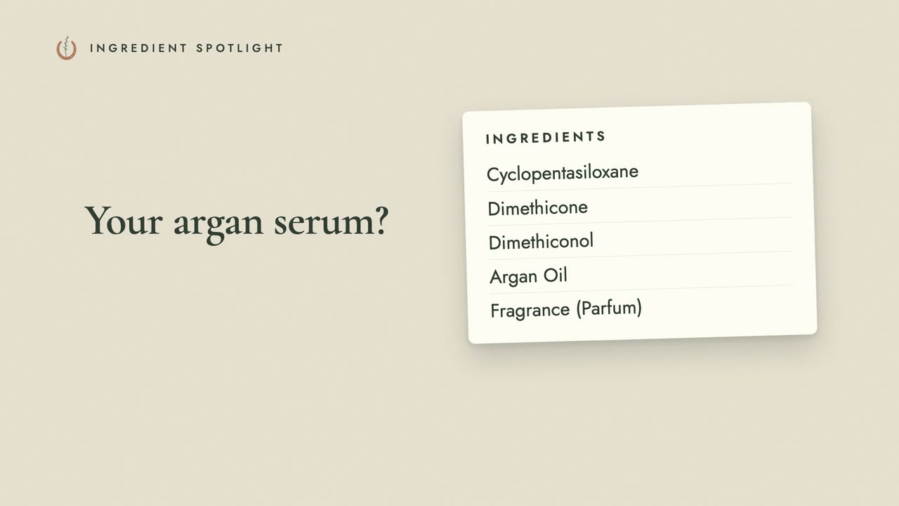 Is Your Argan Serum Mostly Silicone?