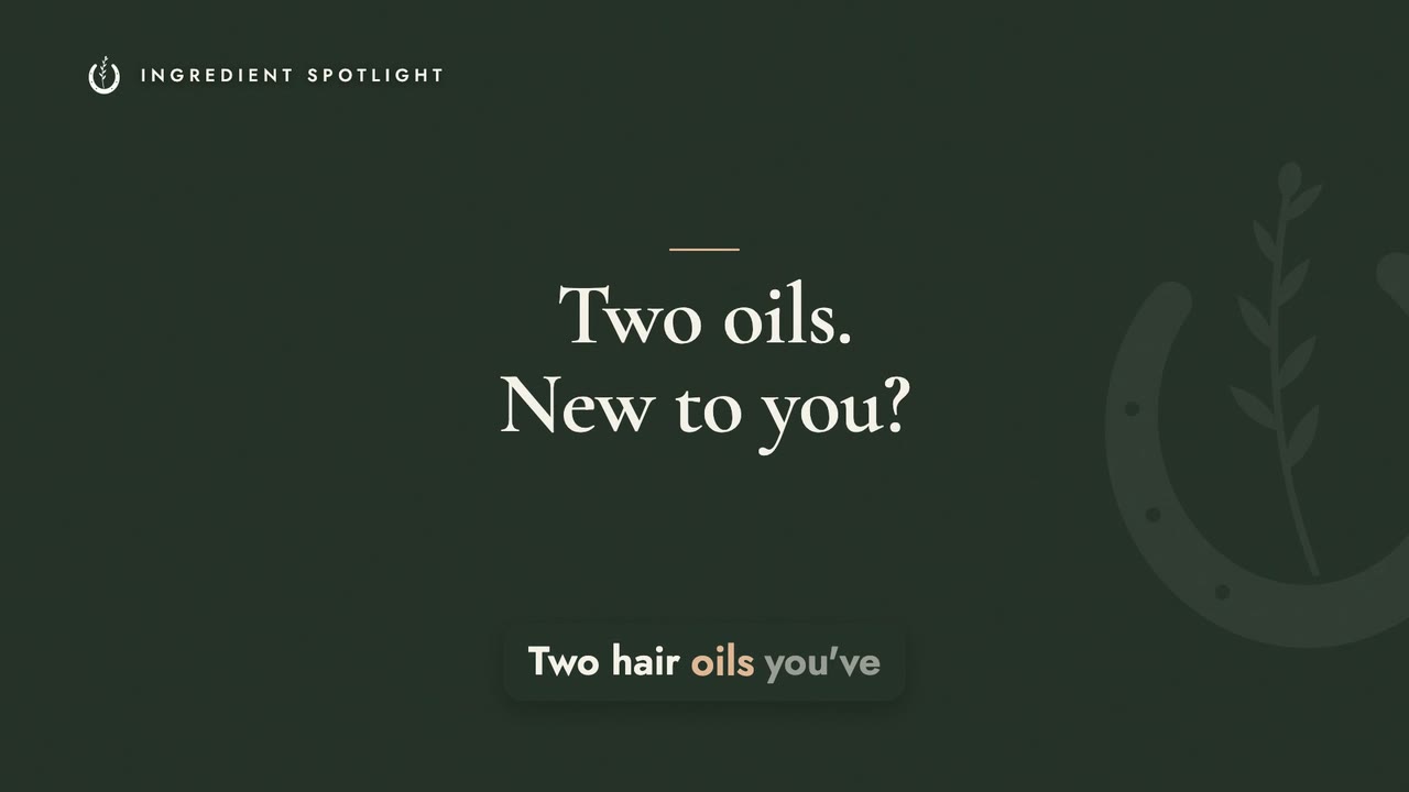 Two Hair Oils You've Never Heard Of