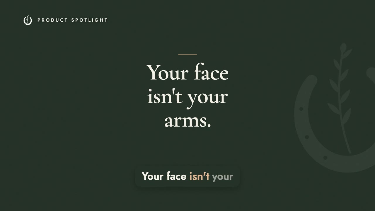 Your Face Isn't Your Arms